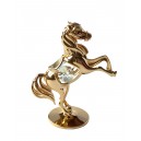 CRYSTOCRAFT Free Stand Figurine "Pony" with Swarovski Crystals
